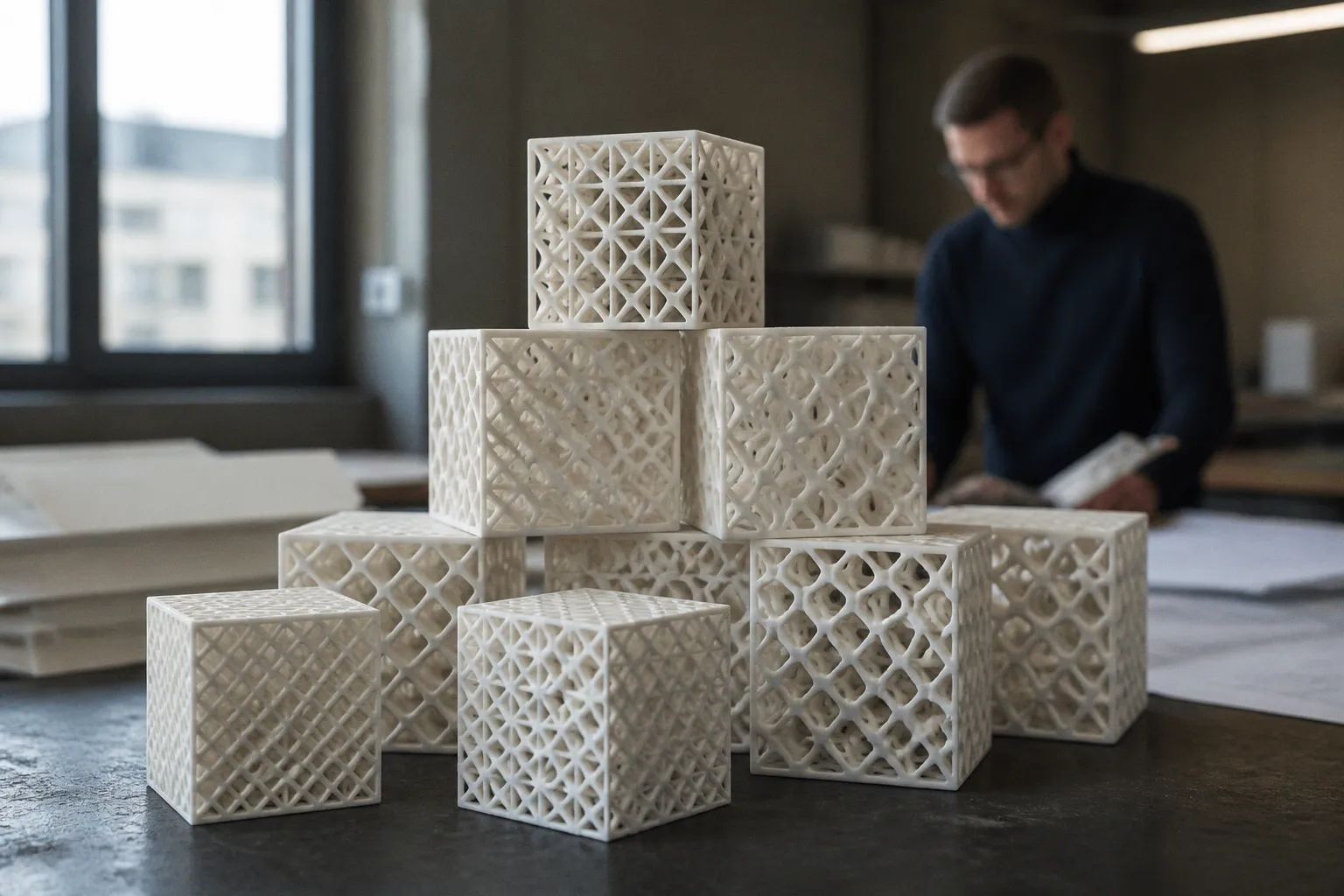 3D-Strukturen für Tragwerk und Akustik: Ein neuer Entwurfsansatz