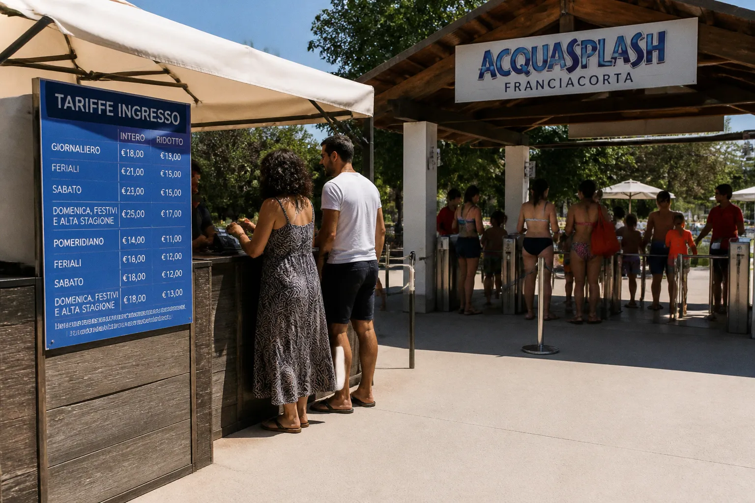 Acquasplash Franciacorta Tickets: Optionen und Online-Kauf