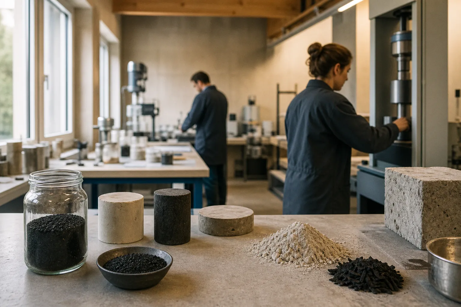 Biochar boosts carbon capture and strength in lime-based building materials