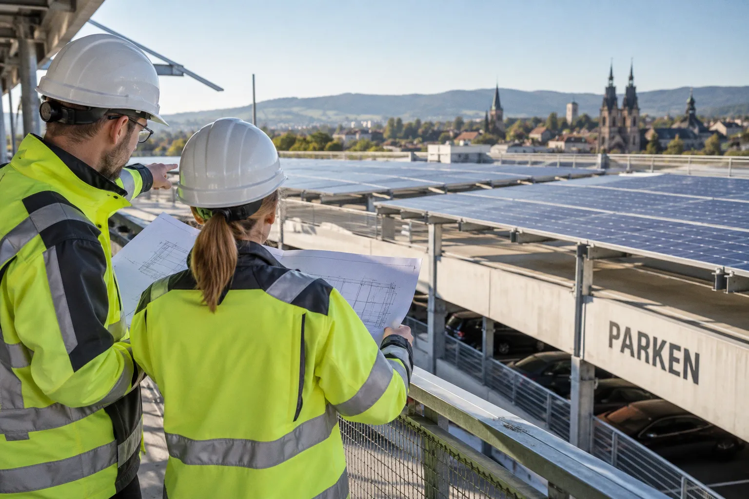 Dachflächen optimal nutzen: Statische Planung für Photovoltaik auf Parkbauten