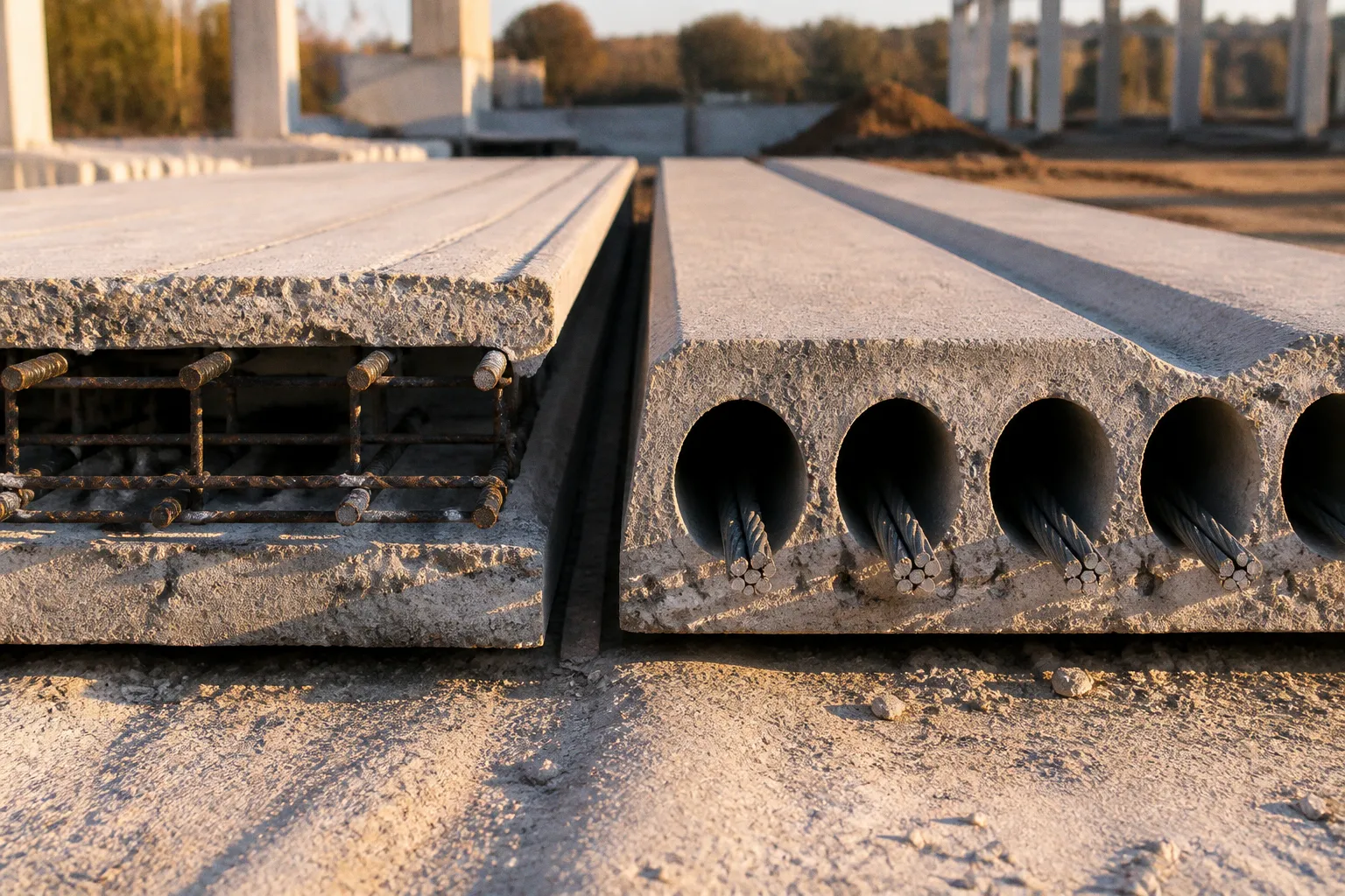 Stahlbeton oder Spannbeton: Welches Deckensystem ist effizienter?